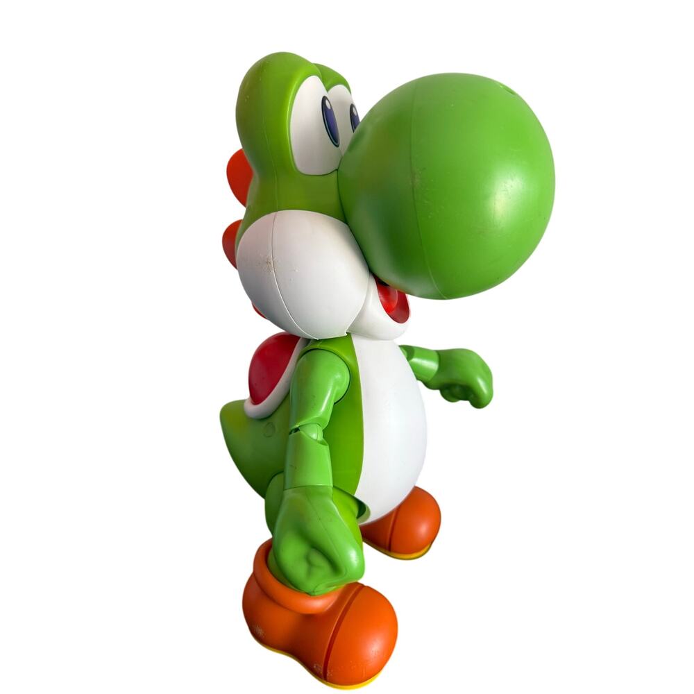 Super Mario LET'S GO YOSHI 12" Nintendo Action Figure Jakks Sound WORKS